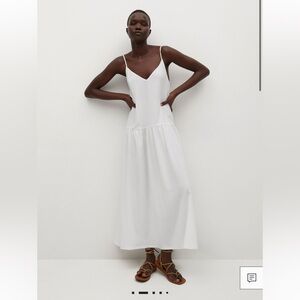 Mango Textured Midi Dress